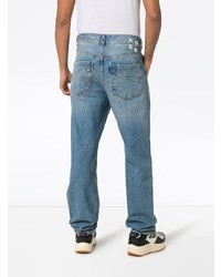 Ader Error Faded Straight Cotton Jeans