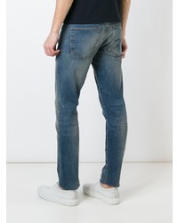 R13 Faded Straight Leg Jeans