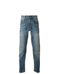 R13 Faded Straight Leg Jeans