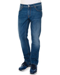 Stefano Ricci Five Pocket Denim Jeans Blue