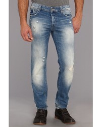 G Star G Star 3301 Low Tapered In Scatter Medium Aged Destroyed Apparel