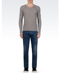 Giorgio Armani Regular Fit Medium Wash Jeans