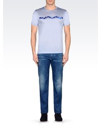Giorgio Armani Regular Fit Medium Wash Jeans
