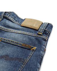 Nudie Jeans Grim Tim Slim Fit Washed Organic Stretch Denim Jeans