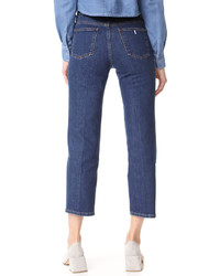 Stella McCartney Heart Patch Crop Jeans