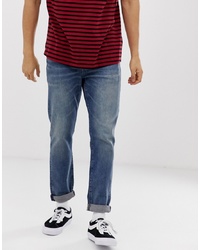 Levi's Hi Ball Roll Skater Tapered Fit Jeans In Game Point Mid Wash