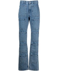 Lourdes High Rise Multi Pocket Flared Jeans