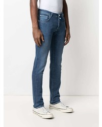 Jacob Cohen High Rise Straight Leg Jeans