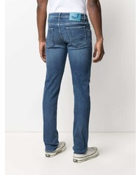 Jacob Cohen High Rise Straight Leg Jeans