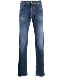 Jacob Cohen High Rise Straight Leg Jeans