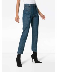 Delada High Waisted Straight Leg Jeans