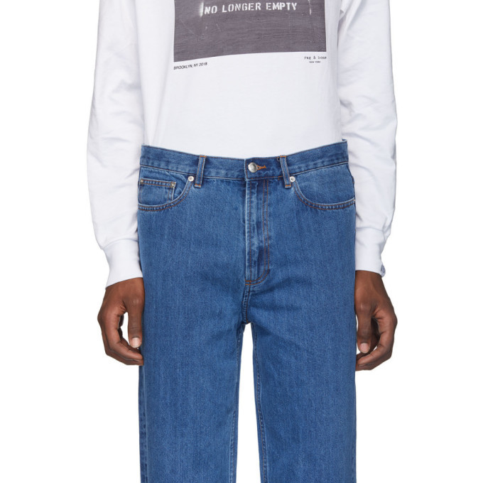 A.P.C. Indigo Martin Jeans, $173, SSENSE