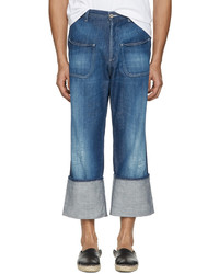 Loewe Indigo Patch Pocket Jeans
