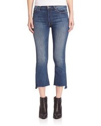 Mother Insider Cropped Raw Edge Jeans