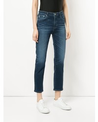 AG Jeans Isabelle Five Pocket Cropped Straight Leg Jeans