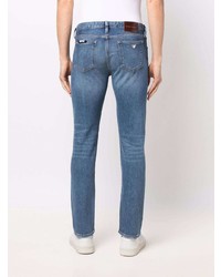 Emporio Armani J75 Slim Fit Distressed Jeans