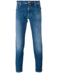 Jacob Cohen Stonewash Effect Slim Fit Jeans