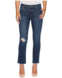 Paige Jacqueline Straight In Addax Destructed Jeans