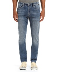 Mavi Jeans Jake Slim Fit Jeans In Mid Used Brushed Feather Blue At Nordstrom