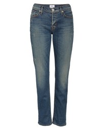 Hudson Jeans Crop Riley Relaxed Straight Leg Jeans
