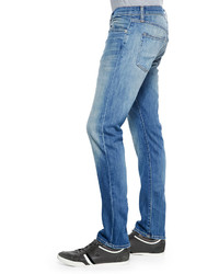 J Brand Jeans Faded Straight Denim Jeans Medium Blue