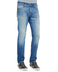 J Brand Jeans Faded Straight Denim Jeans Medium Blue