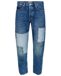 Topman Jigsaw Patch Original Fit Jeans