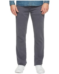 J Brand Kane Straight Leg French Terry In Keckley Soot Jeans