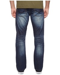 Buffalo David Bitton King Slim Bootcut Jeans In Medium Repaired Wash Jeans