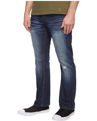 Buffalo David Bitton King Slim Bootcut Jeans In Medium Repaired Wash Jeans