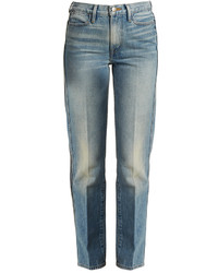 Frame Le High Oversized Cuff Straight Leg Jeans