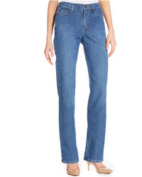 Lee Platinum Relaxed Fit Straight Leg Jeans Clear Blue Wash