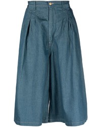 Levi's Made & Crafted Levis Made Crafted Pleated Wide Leg Cropped Jeans