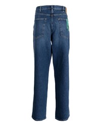 PS Paul Smith Logo Patch Mid Rise Loose Fit Jeans