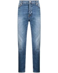 Department 5 Logo Patch Slim Cut Jeans