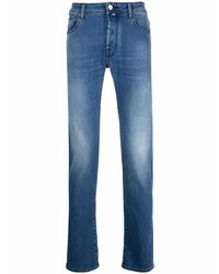 Jacob Cohen Logo Patch Slim Fit Jeans