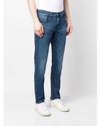 7 For All Mankind Logo Patch Tapered Jeans