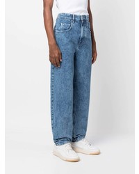 Isabel Marant Logo Patch Tapered Jeans