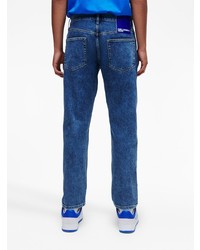 KARL LAGERFELD JEANS Logo Patch Tapered Jeans