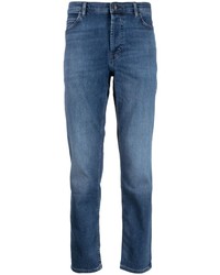 Hugo Logo Patch Tapered Leg Jeans