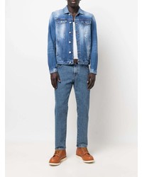 Off-White Low Rise Slim Fit Jeans