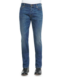 7 For All Mankind Luxe Performance Carsen Blue Illusion Jeans