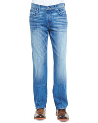 7 For All Mankind Luxe Performance Carsen Blue Mist Jeans