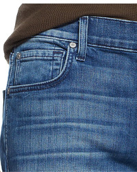 7 For All Mankind Luxe Performance Carsen Easy Straight Fit Jeans Nakkitta Blue