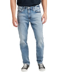 Silver Jeans Co. Machray Slim Fit Straight Leg Jeans In Indigo At Nordstrom