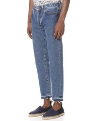 Levi's Made Crafted Rail Cropped Denim Jeans