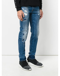 Marcelo Burlon County of Milan Mas Slim Fit Vintage Wash Jeans