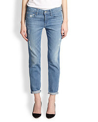 Vince Mason Relaxed Rolled Jeans