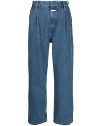 Closed Mid Rise Pleat Detailed Jeans