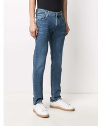 Hand Picked Mid Rise Straight Leg Jeans